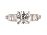 95454 - Art Deco GIA Asscher Cut Diamond Engagement Ring