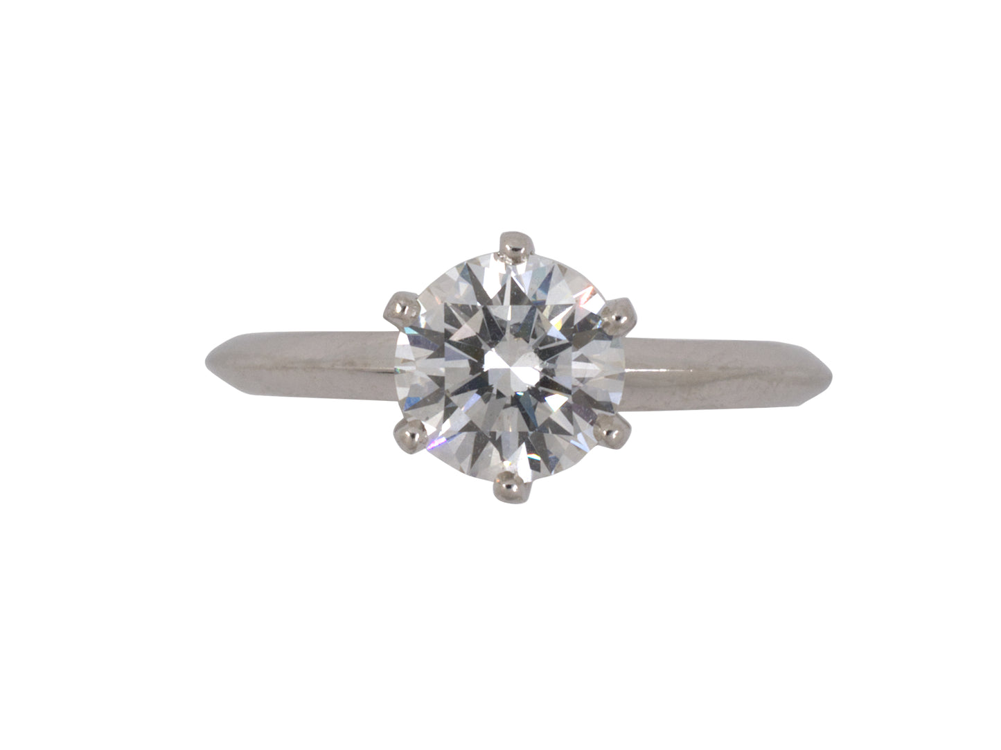 95900 - Tiffany Platinum GIA Diamond Engagement Ring