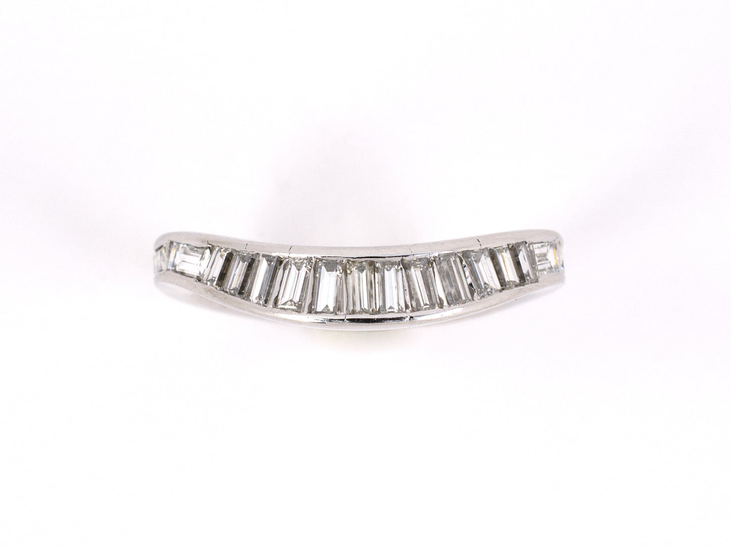 95920 - SOLD - Platinum Diamond Wedding Band Eternity Ring