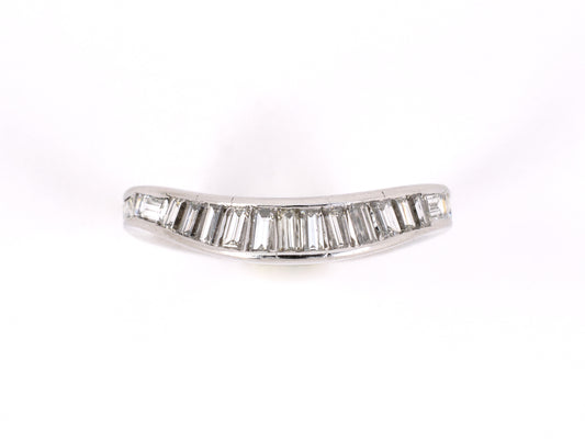 95920 - SOLD - Platinum Diamond Wedding Band Eternity Ring