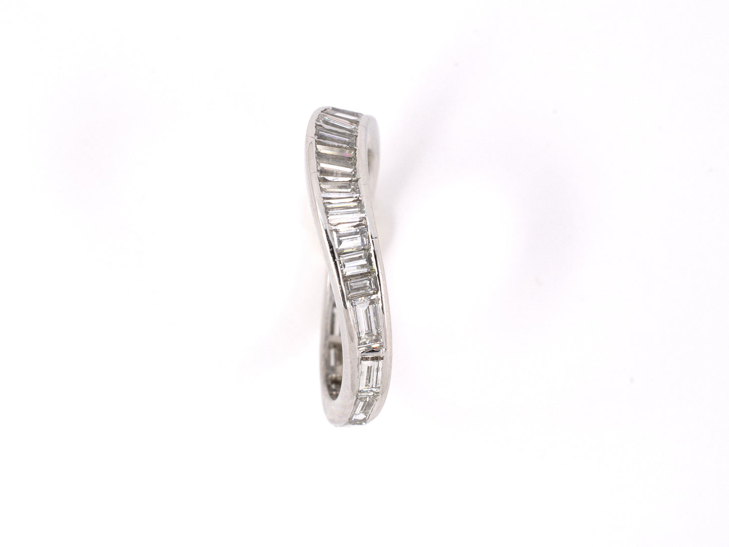 95920 - SOLD - Platinum Diamond Wedding Band Eternity Ring