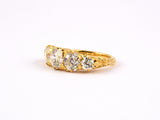 96590 - Victorian Gold Diamond 5-Stone Ring