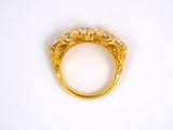 96590 - Victorian Gold Diamond 5-Stone Ring