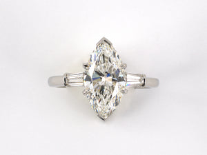 96907 - Platinum GIA Diamond Engagement Ring