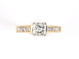 97082 - Gold Diamond Engagement Ring