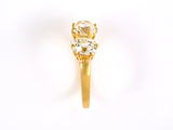 97184 - SOLD - Gold Diamond 3-Stone Ring