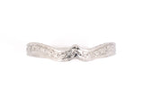 97211 - Platinum Chased Wedding Ring