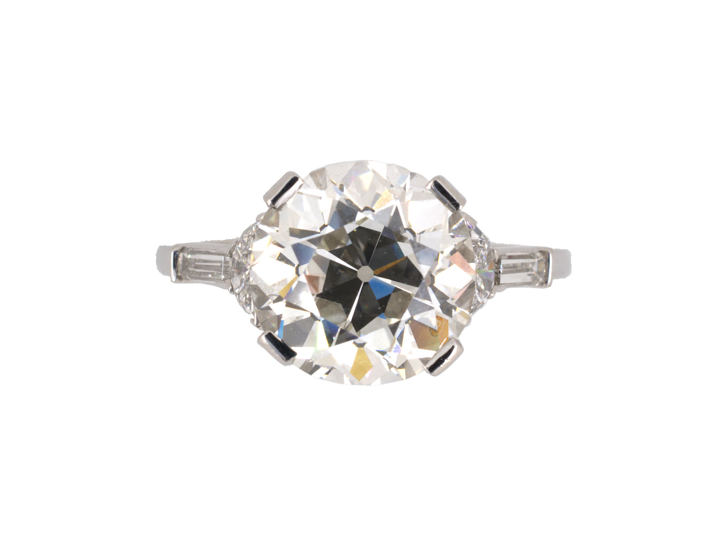 97273 - Platinum GIA Diamond Engagement Ring