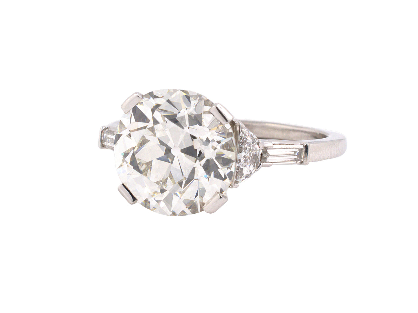 97273 - Platinum GIA Diamond Engagement Ring
