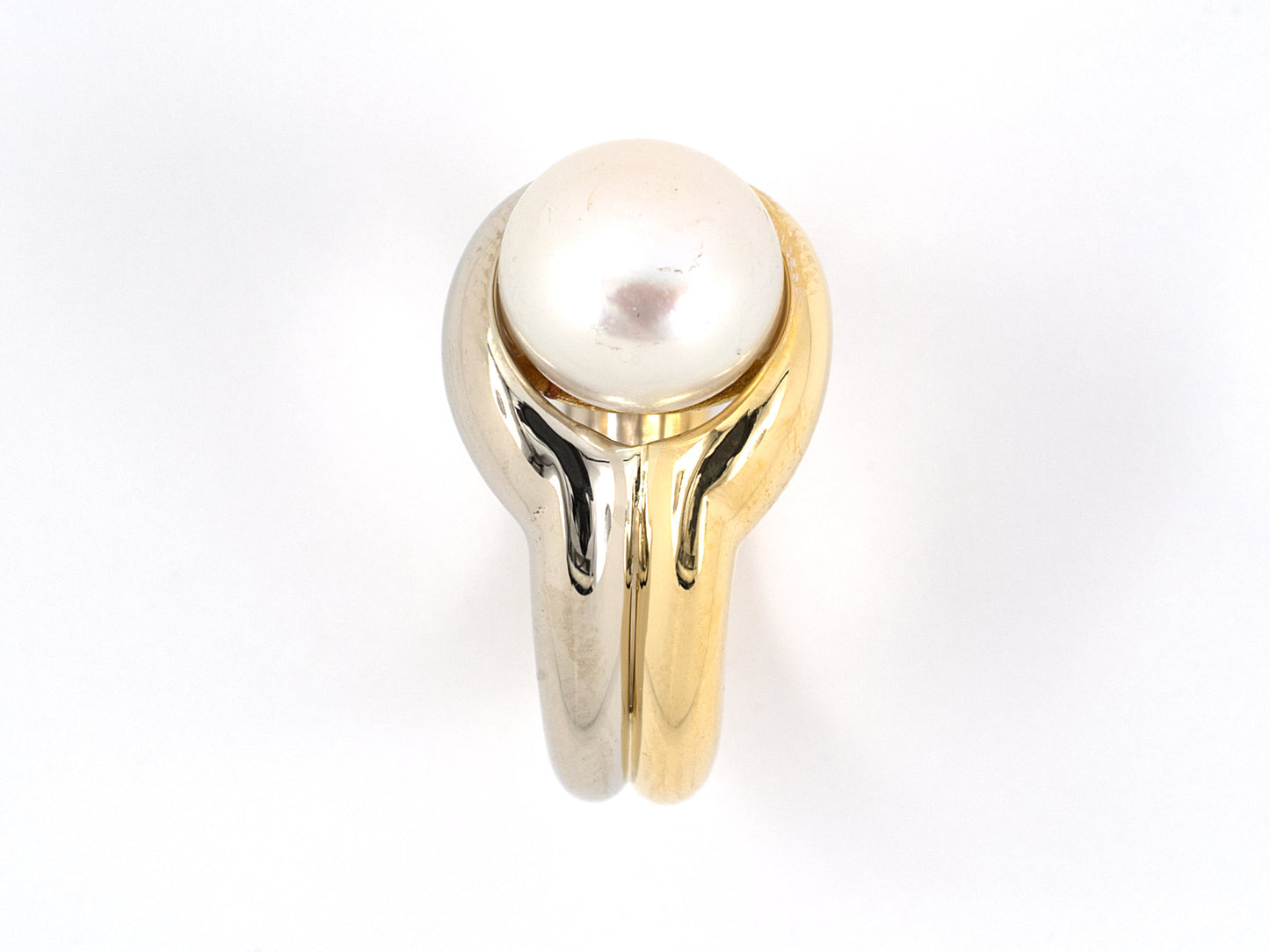 97433 - Elan Gold Pearl Ring