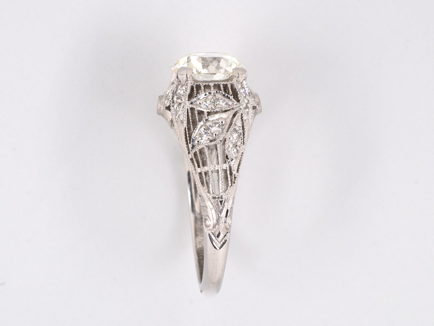 97669 - SOLD - Shreve Crump & Low Platinum GIA Diamond Engagement Ring
