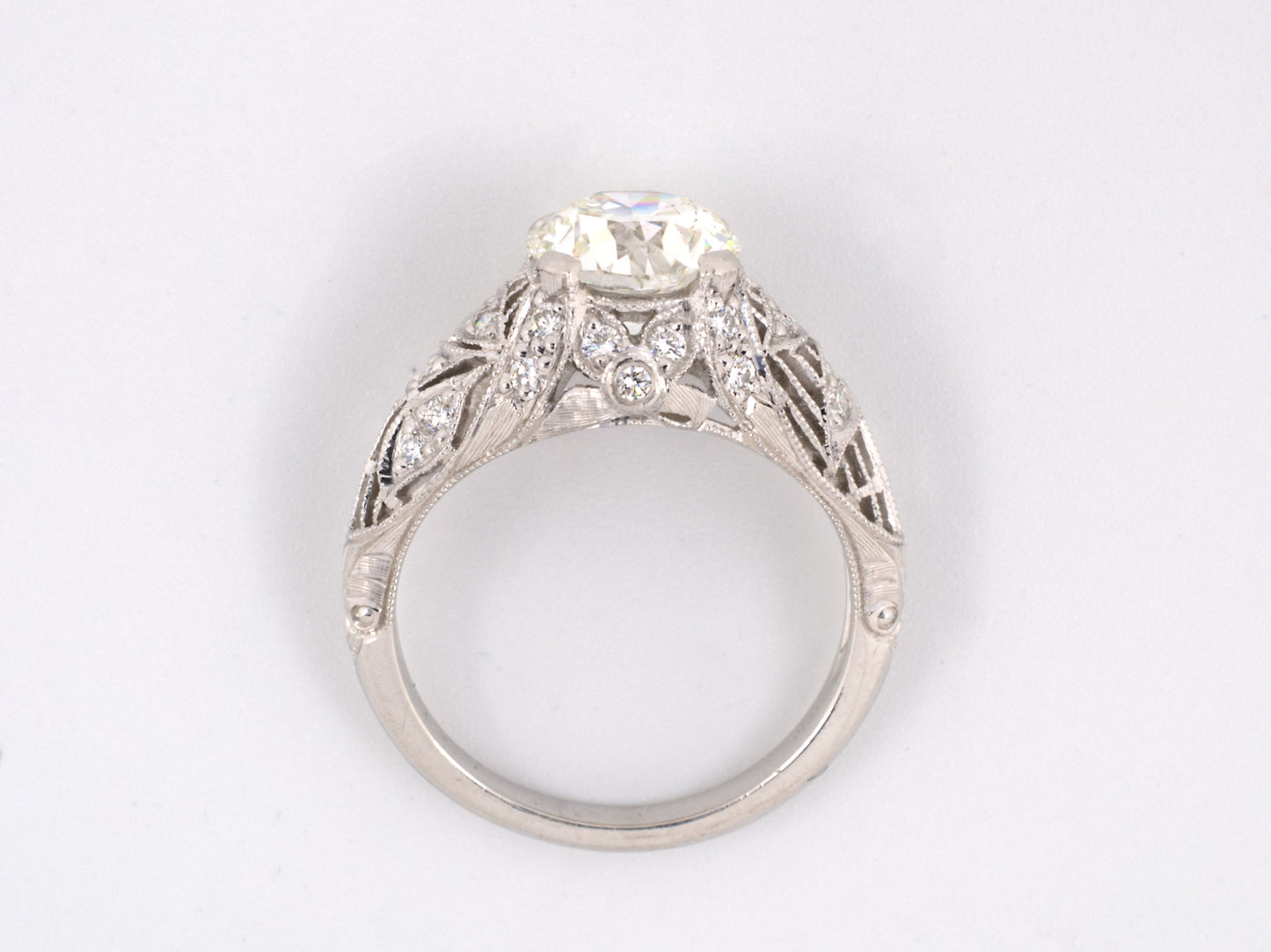 97669 - SOLD - Shreve Crump & Low Platinum GIA Diamond Engagement Ring