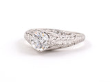 97749 - Art Deco Platinum Diamond Engagement Ring