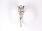 97799 - Art Deco Platinum GIA Diamond Engagement Ring