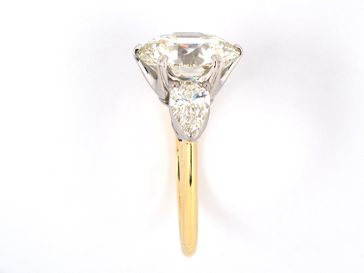 97853 - Platinum Gold GIA Diamond Engagement Ring