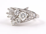 97887 - Circa 1950 Platinum Diamond Ring