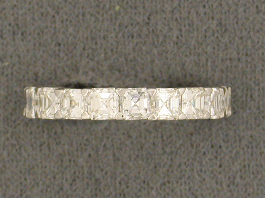 97993 - SOLD - Gold Square Diamond Eternity Ring