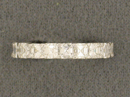 97993 - SOLD - Gold Square Diamond Eternity Ring